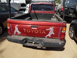 1996 TOYOTA TACOMA STD CAB BASE RED 2.4 AT 2WD Z21457